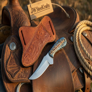 Antler Ridge Skinner Knife by JW SteelCrafts