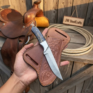 Darkline Ridge Skinner Knife by JW SteelCrafts
