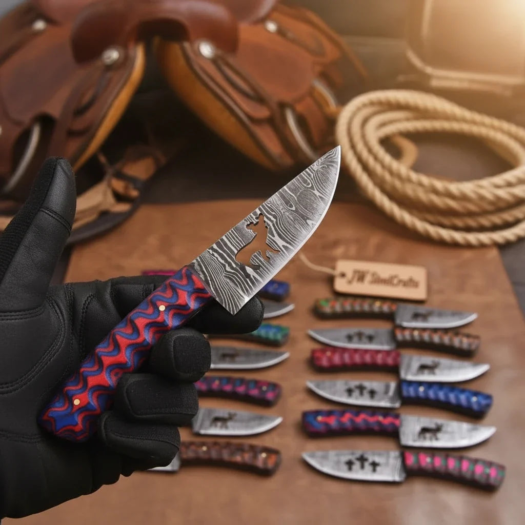 Trailrider Cowboy Blade 7" by JW SteelCrafts, product view 2