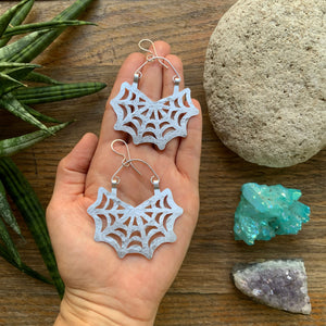 Spiderweb earrings