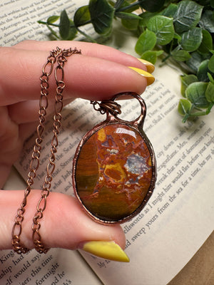 Ocean Jasper Necklace by Copper Ashes