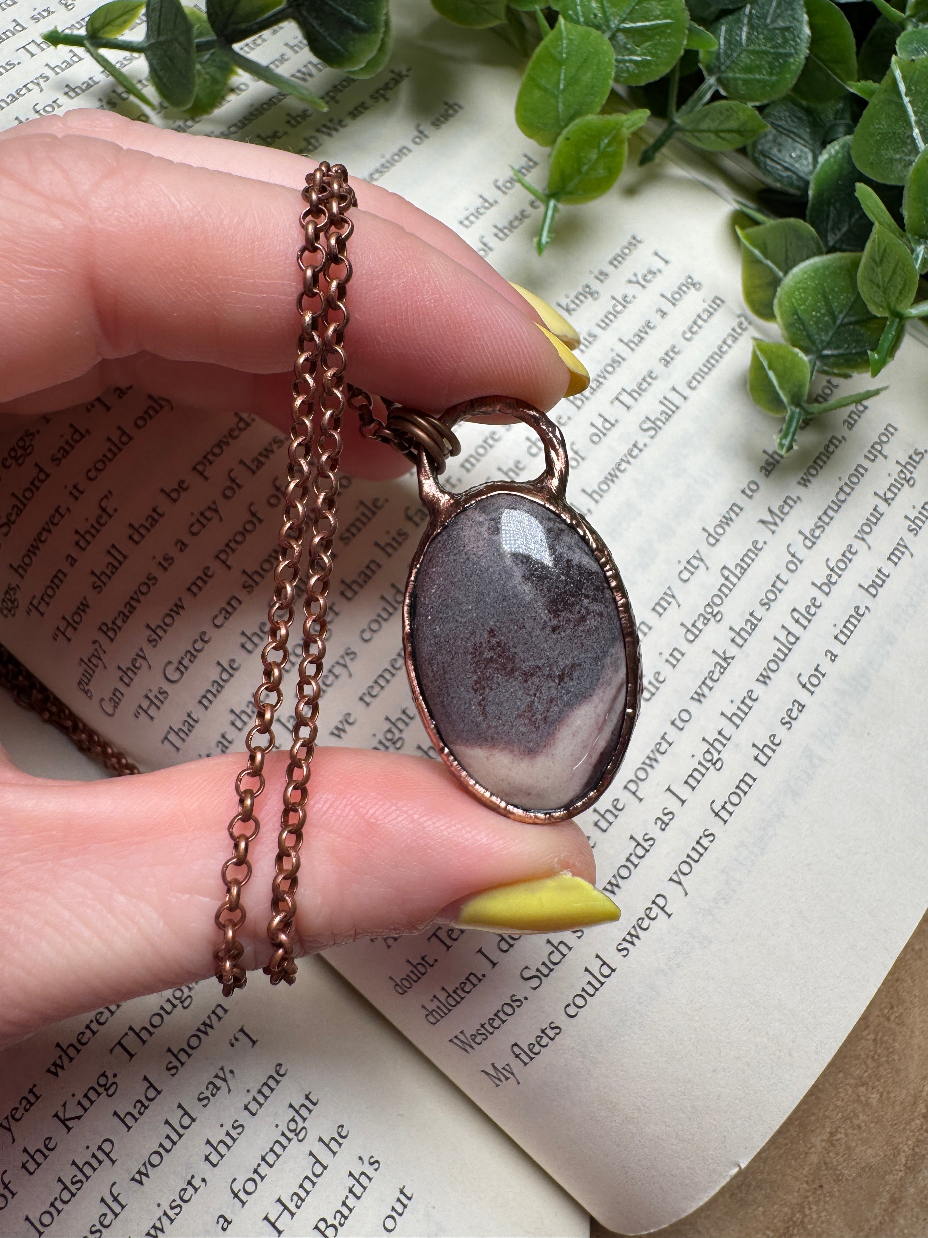 Mookaite Jasper Necklace by Copper Ashes