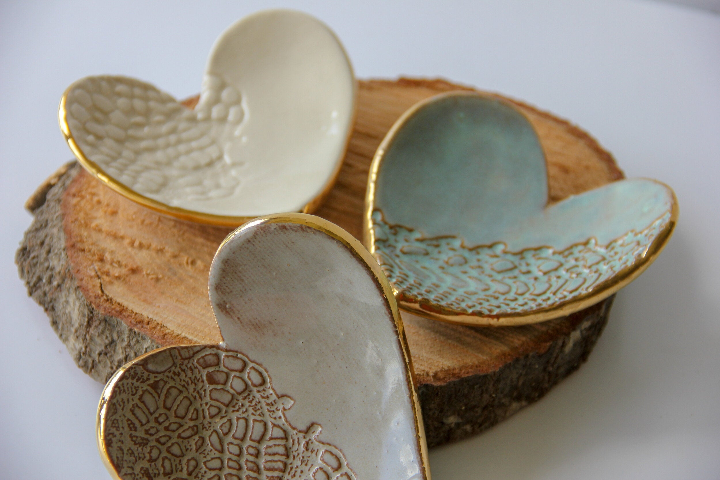 Prodigal Pottery Heart Ring Dish — product view 2