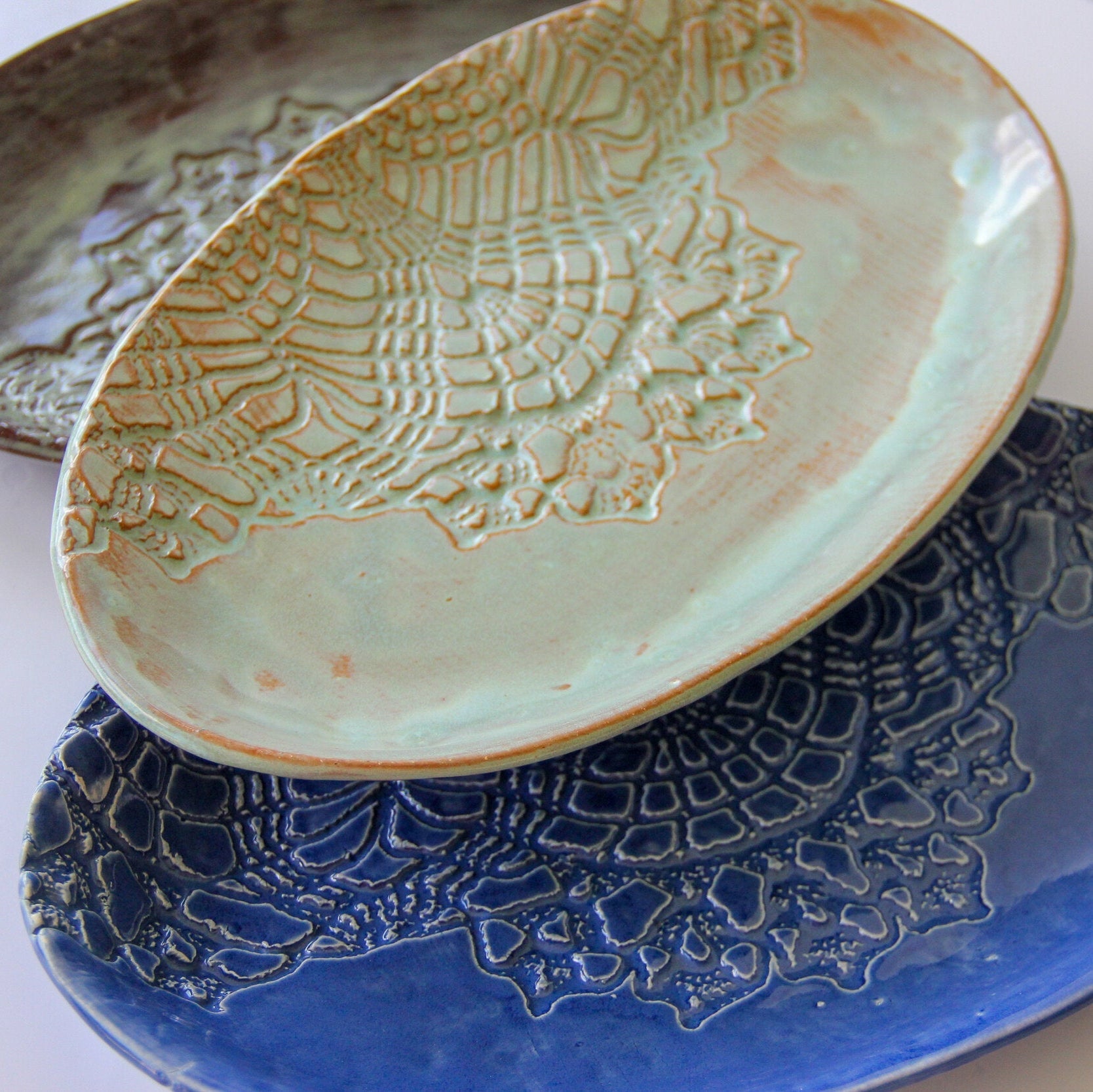 Prodigal Pottery Ceramic Oval Platter — product view 2