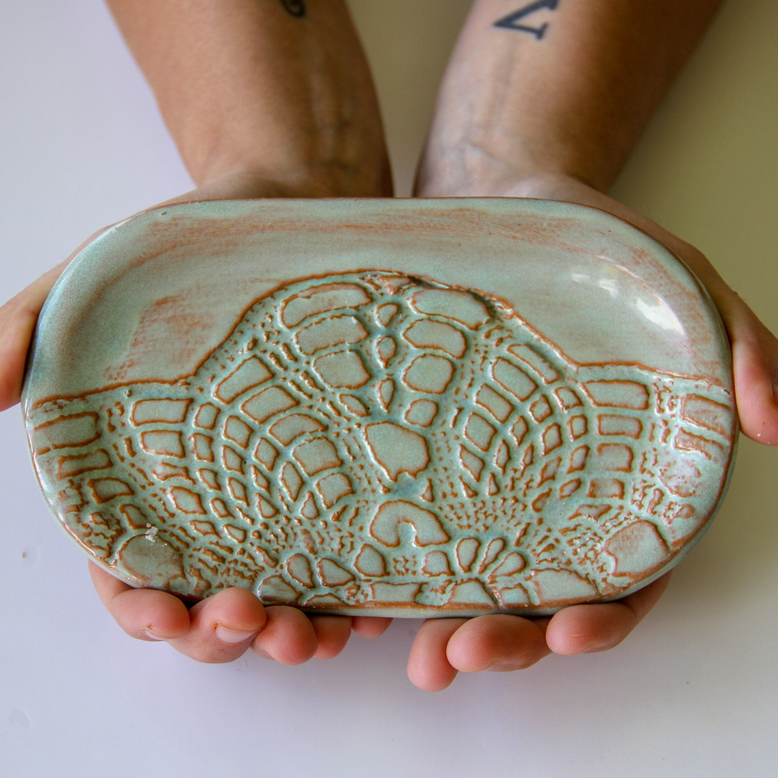 Prodigal Pottery Ceramic Soap Dish — product view 1