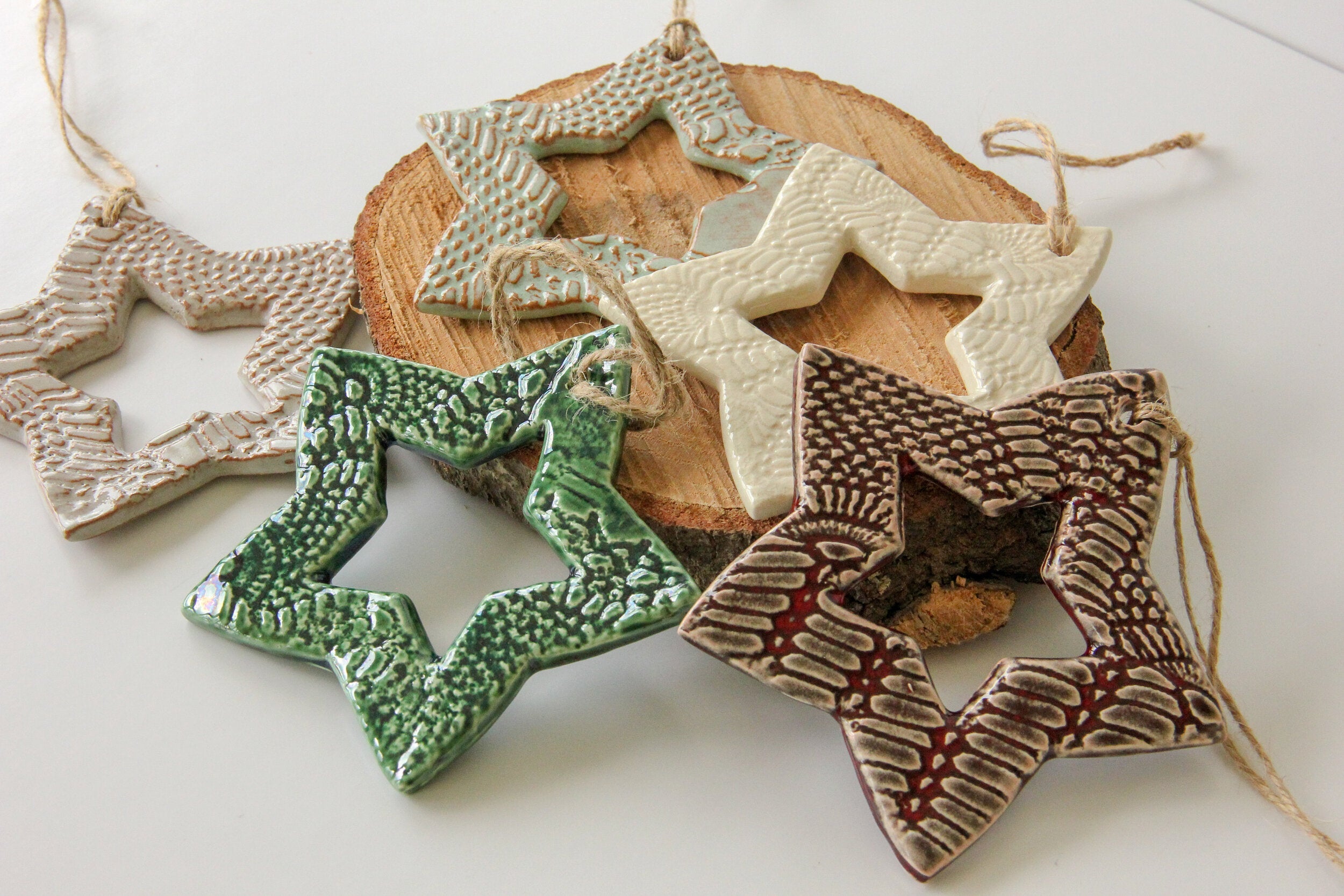 Prodigal Pottery Cutout Star Ornament — product view 2