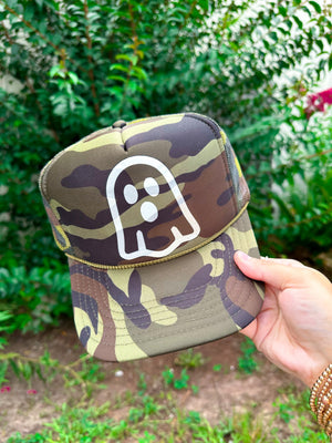 Ghost Full Camo Trucker Hat by Southern Bliss Company