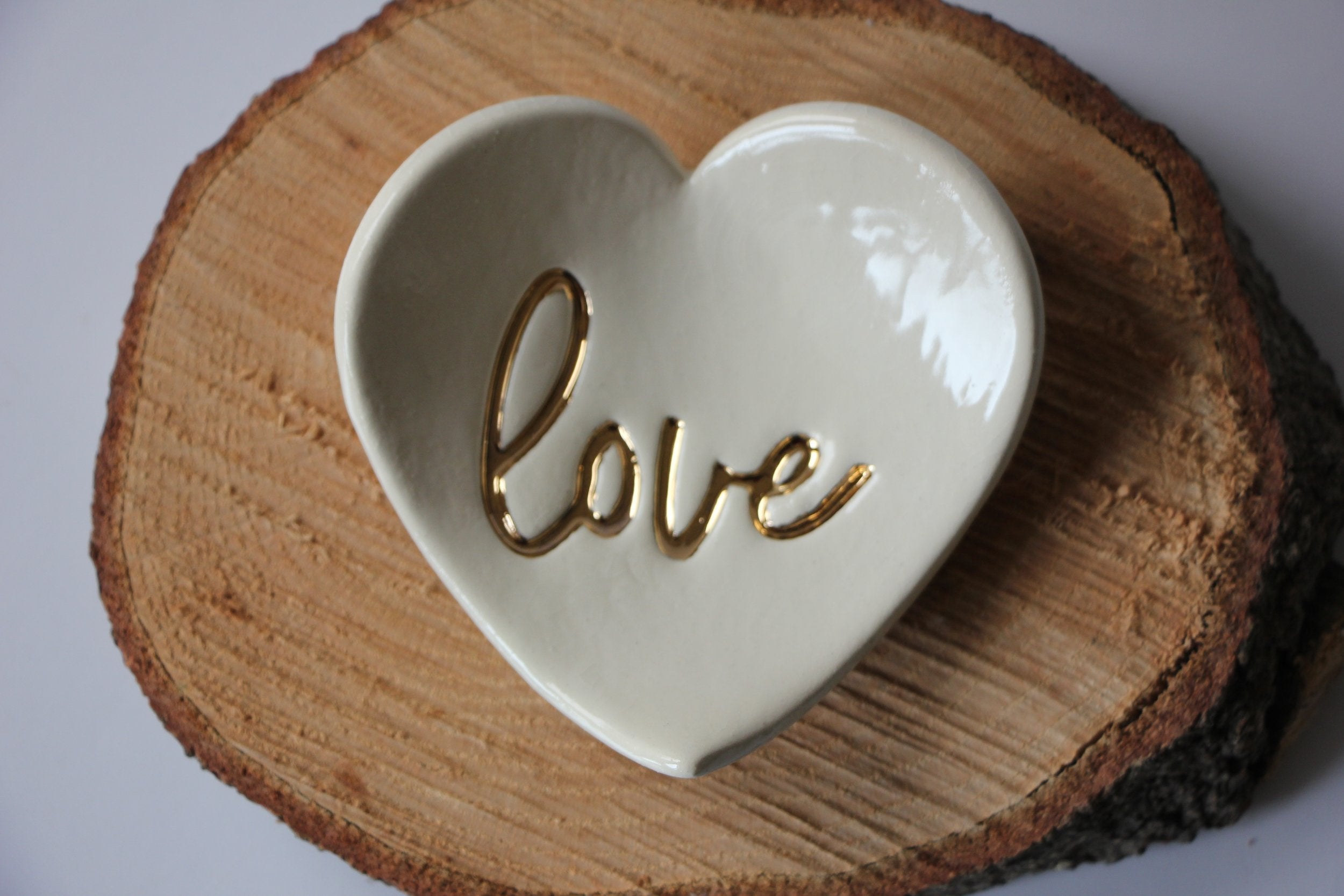 Prodigal Pottery Love Ring Dish — product view 2