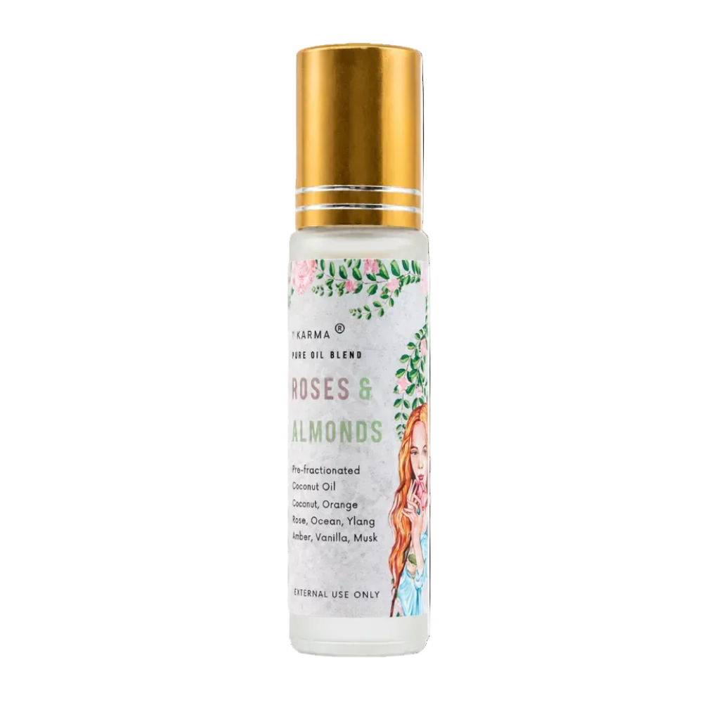 Kitty Karma Studio Roses and Diamonds perfume oil roller bottle