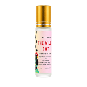 Kitty Karma Studio The Wish Cat perfume oil roller bottle