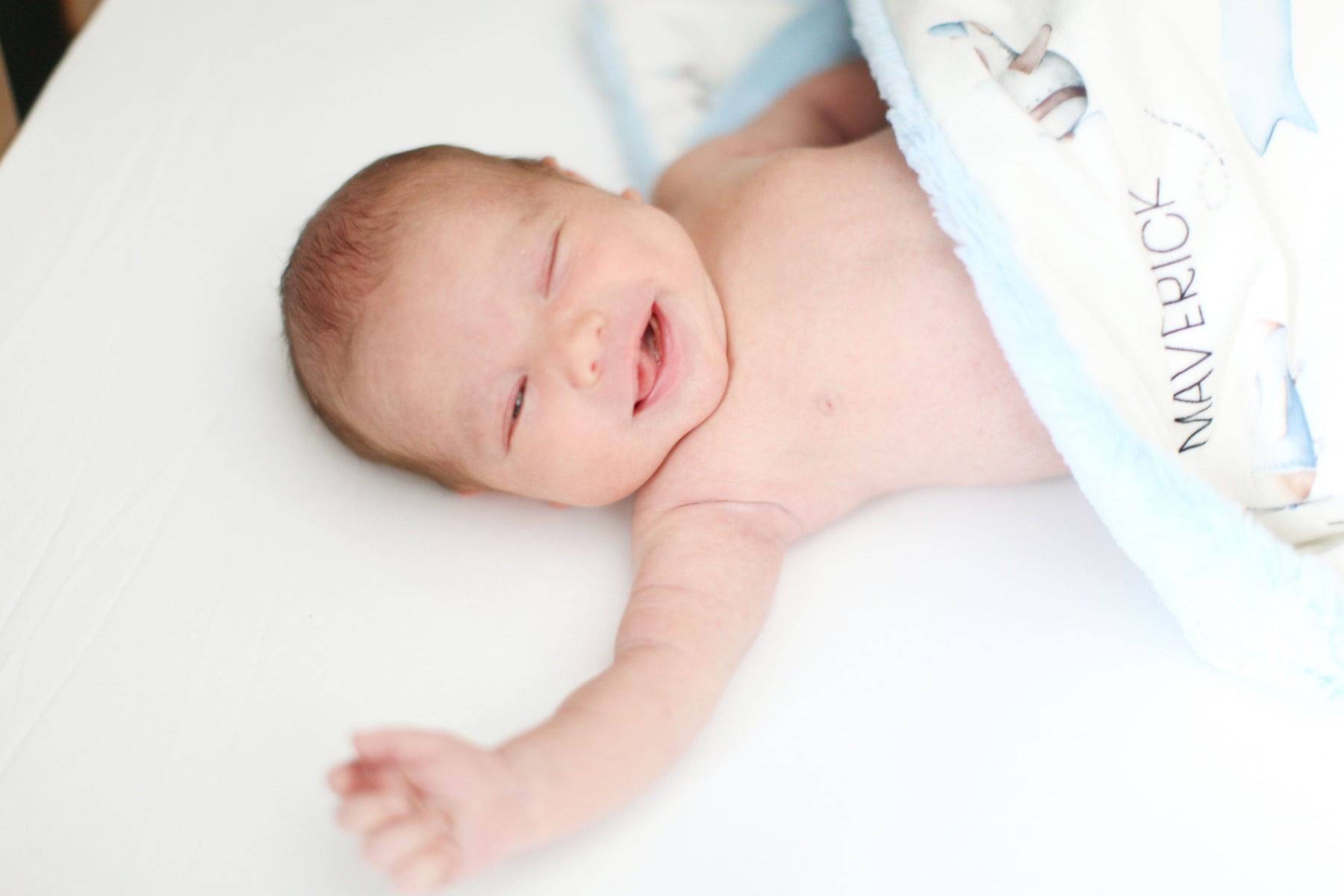 Jeff the Pilot Personalized Airplane Minky Baby Blanket by AGreatBaby — view 7 of 12