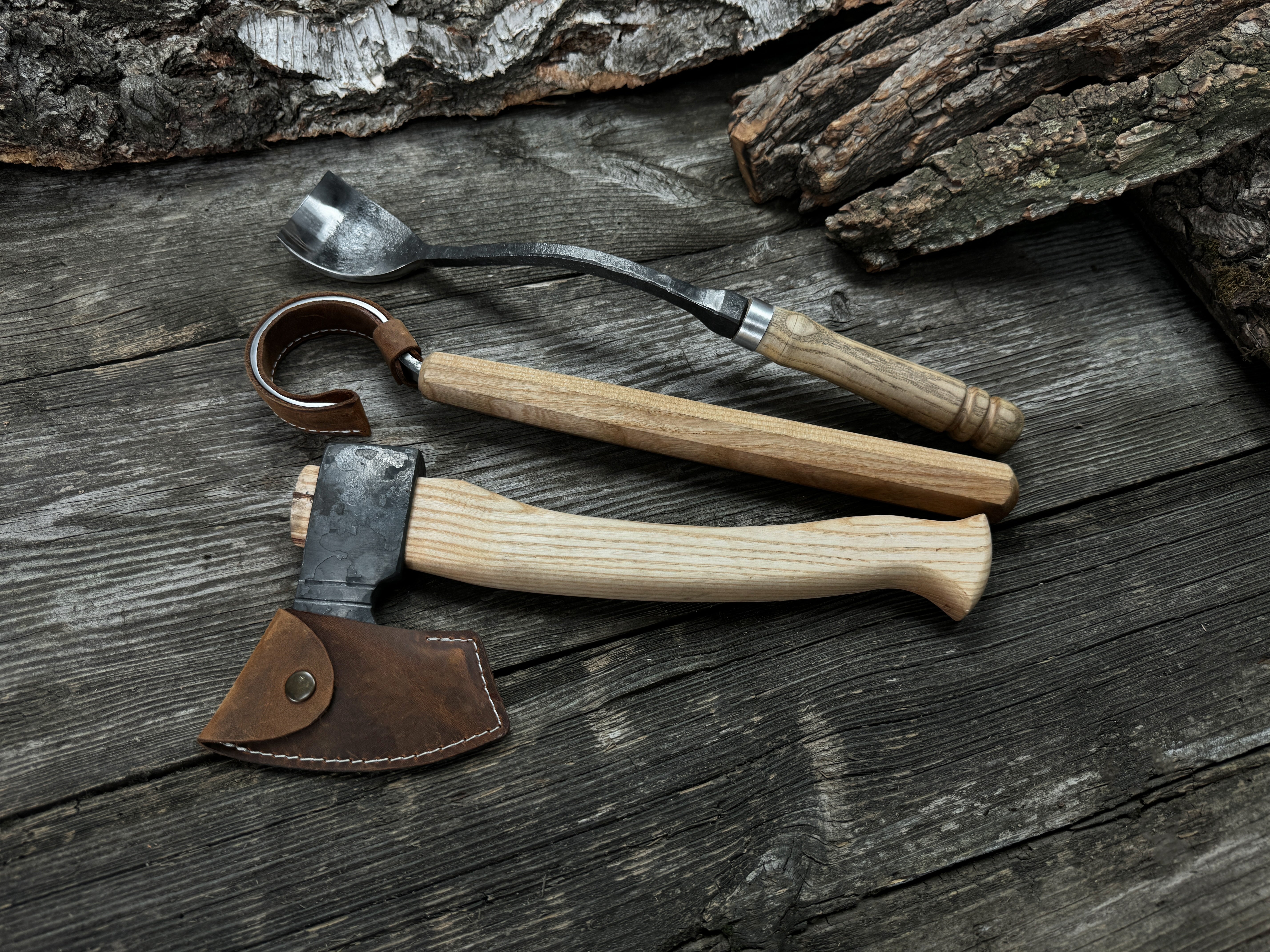 Small Wood Carving Kit WS3 by Sharky Forged Steel Tools