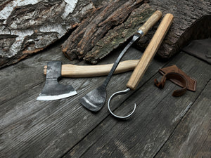 Small Wood Carving Kit WS3 detail view by Sharky Forged Steel Tools