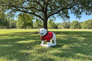 Georgia Bulldogs Standing Boom Garden Statue alternate view 4