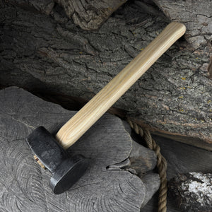 Hand-Forged Double Blacksmith's Hammer, 1.5 kg (3.3 lbs) detail view by Sharky Forged Steel Tools