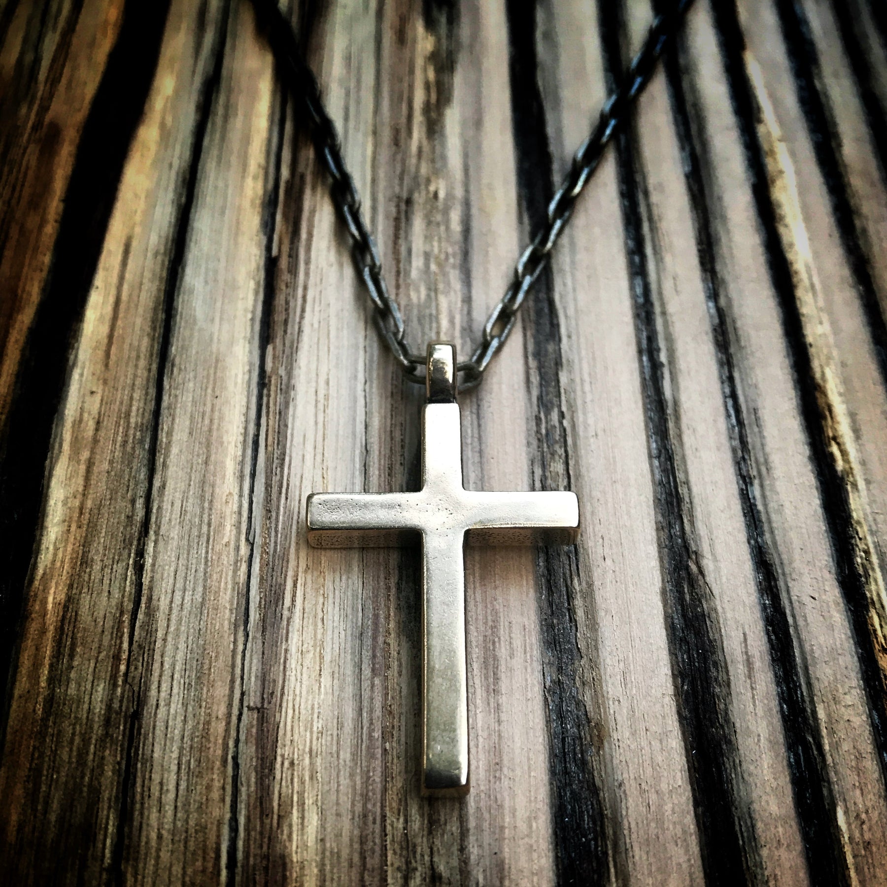 FAITH Classic Cross Necklace - Bronze by Forged By Fire — view 1 of 8