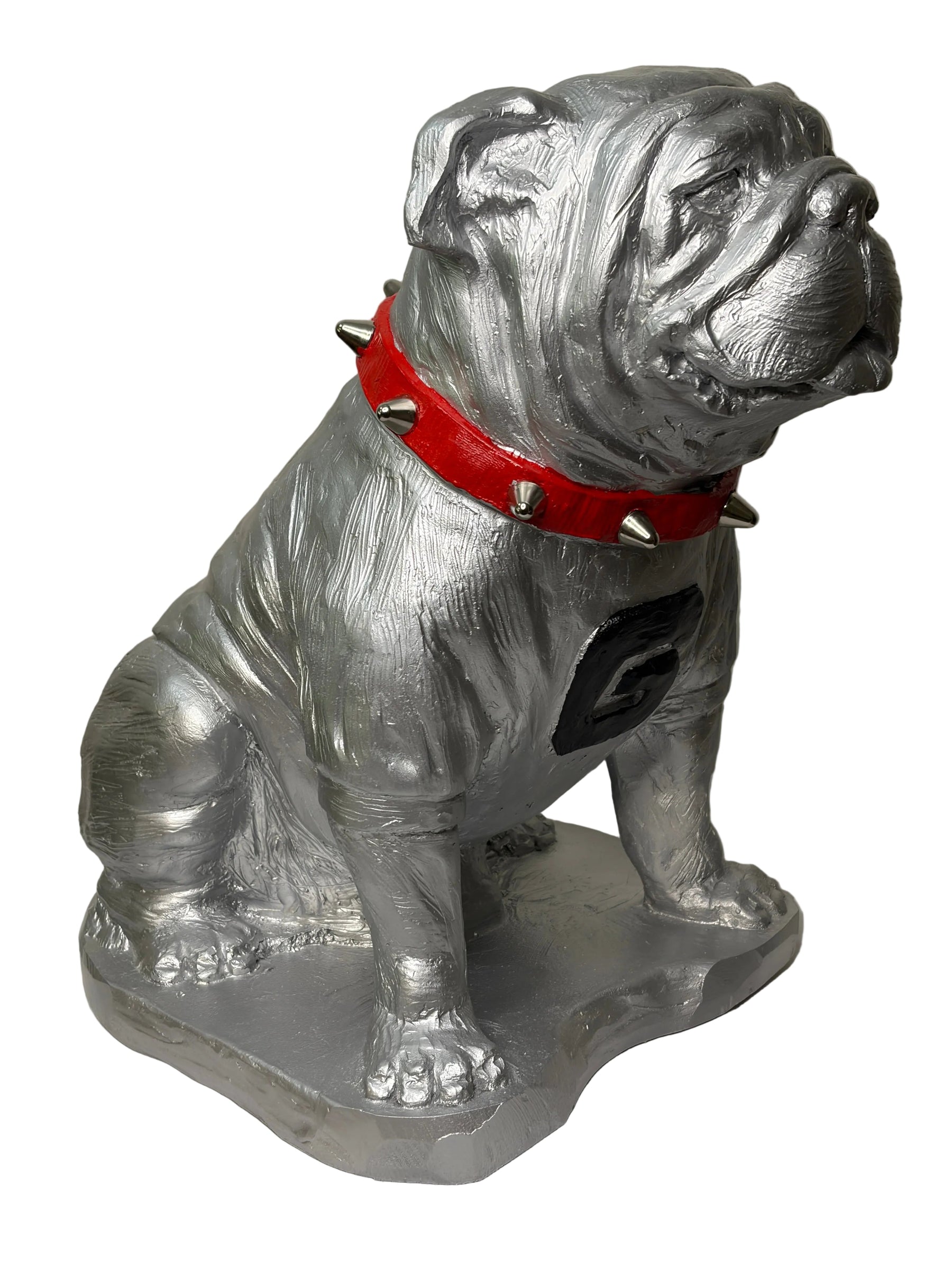 Georgia Bulldogs Chrome Finish UGA Mascot Statue alternate view 8