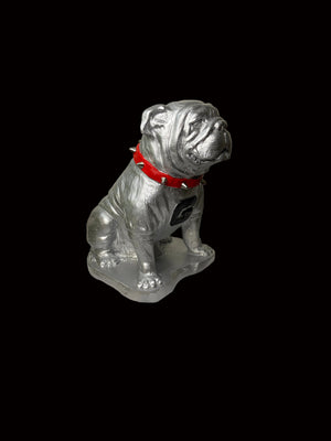 Georgia Bulldogs Chrome Finish UGA Mascot Statue alternate view 7