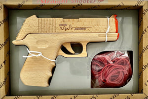 Model 9MM Rubber Band Gun by Elastic Precision, Southern food gift detail photo 3