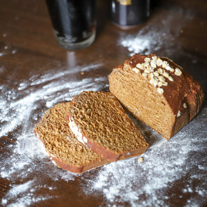 Traditional Irish Guinness Treacle Bread detail view by Two and a Half Irishmen - Traditional Irish Baking