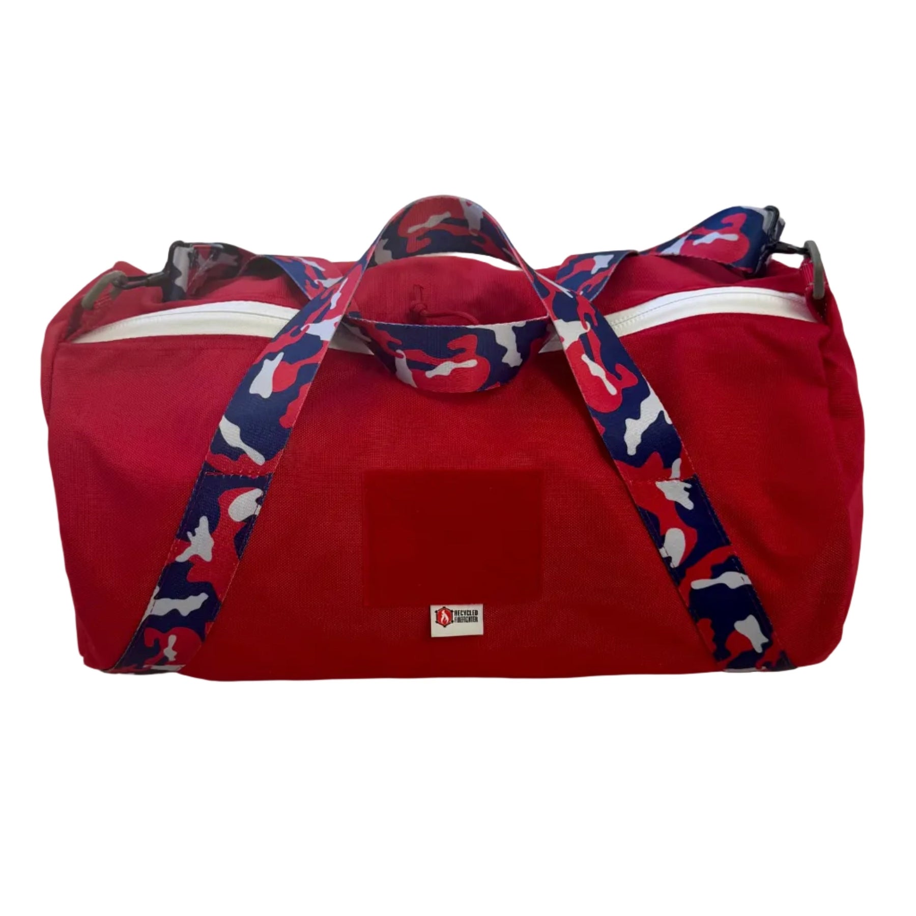Barrel Duffle Bag 1000D by Recycled Firefighter, handmade leather goods detail photo 20