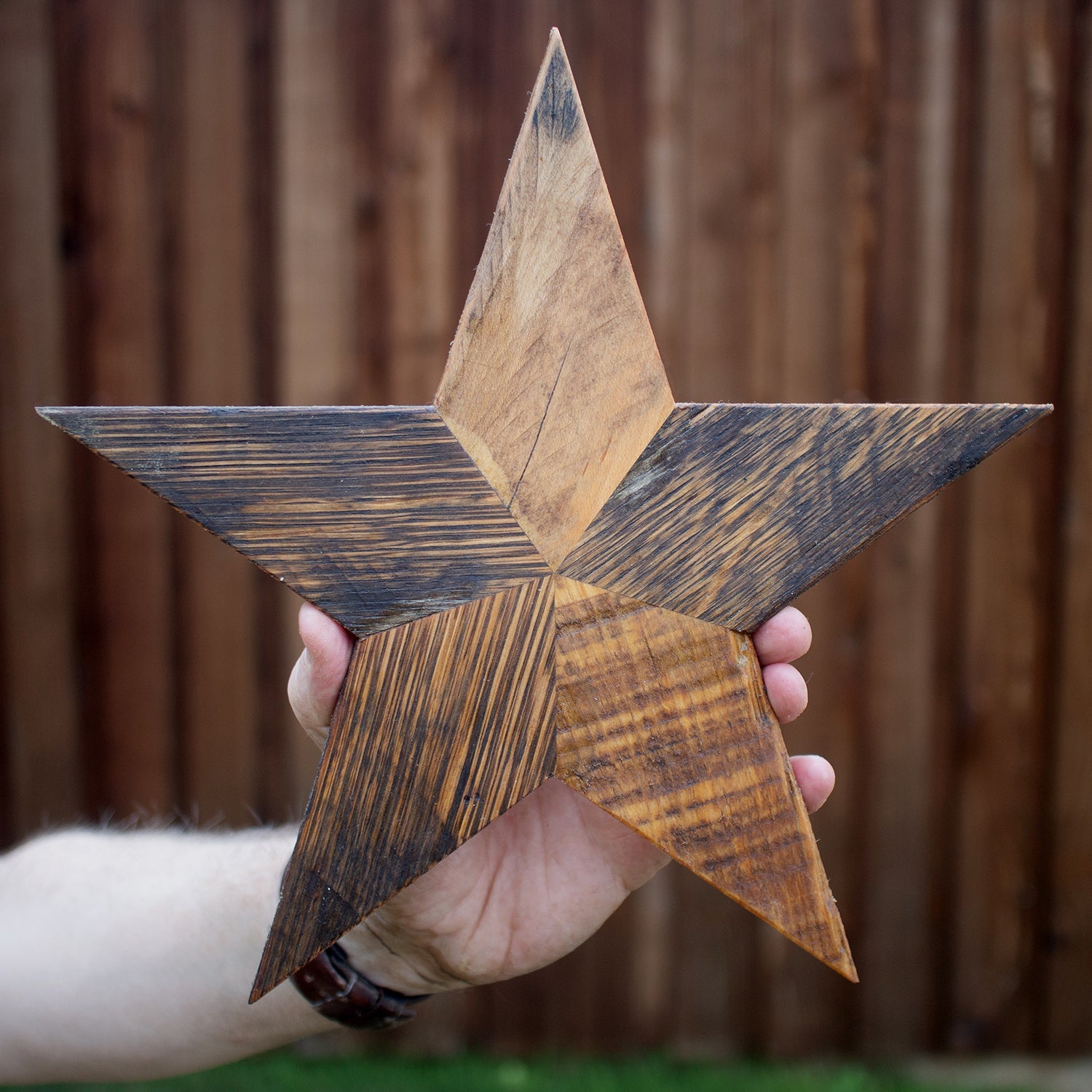 Table saw sled jig for making wooden stars by Dennehey Design Co. detail view 3