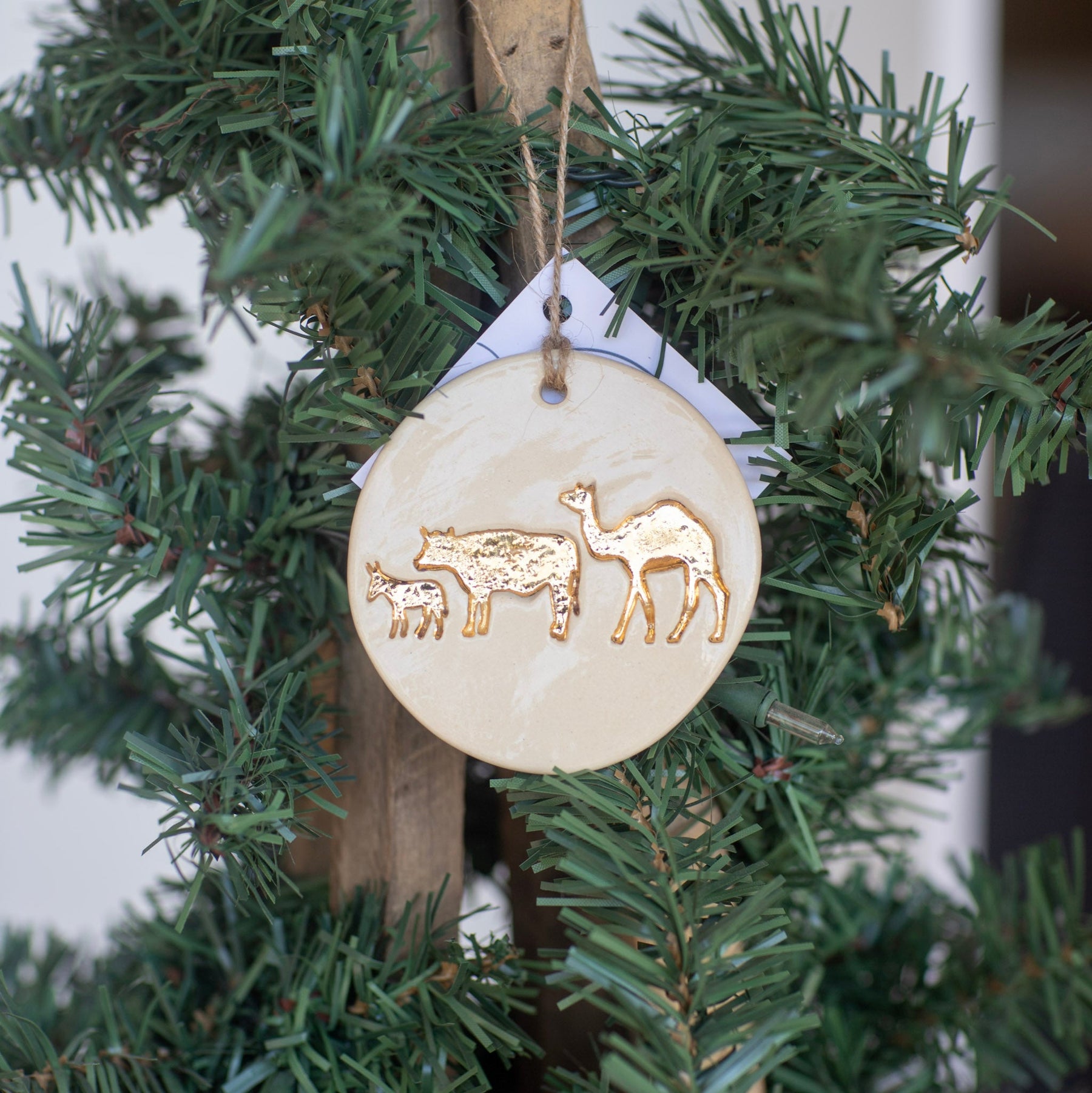 Ceramic Christmas Story Ornament Set