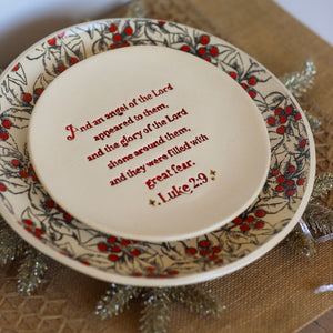 Christmas Scripture Plates