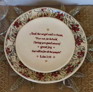Christmas Scripture Plates