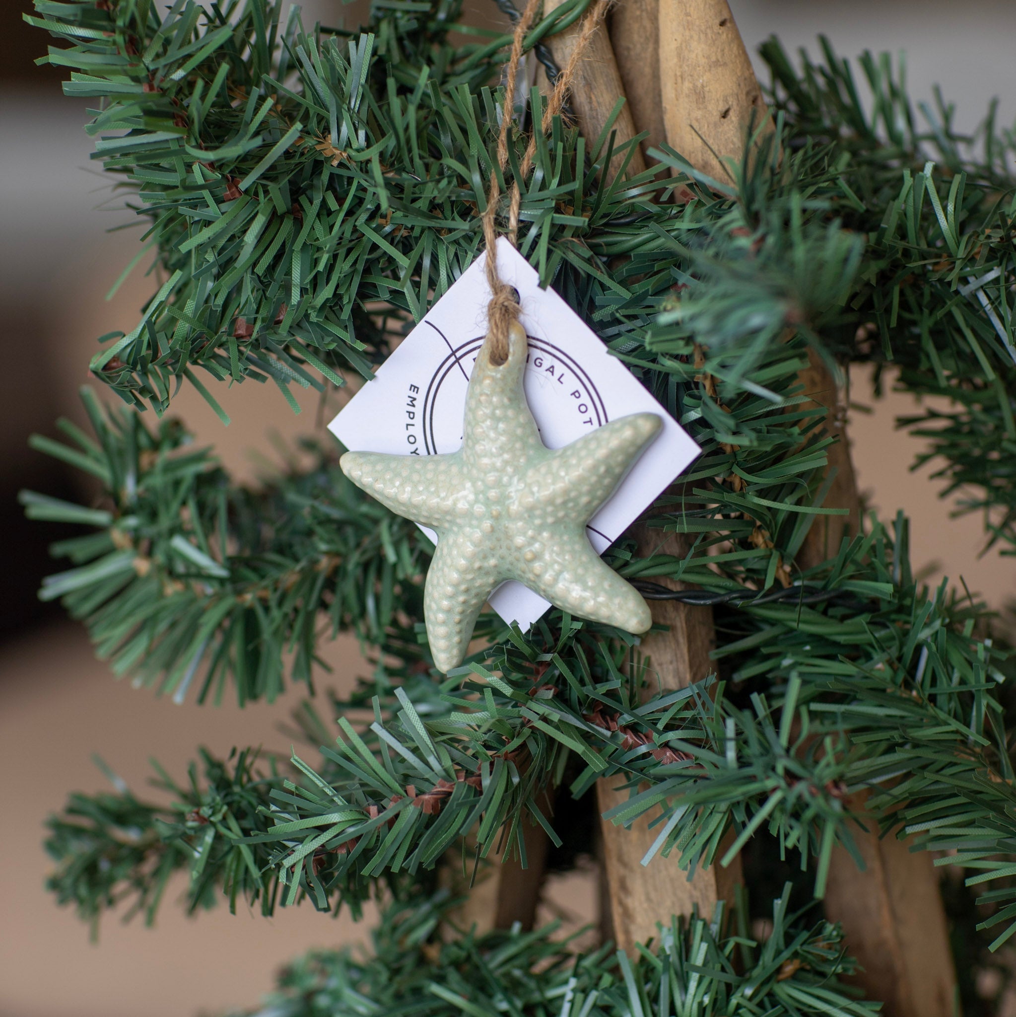 Prodigal Pottery Ceramic Starfish Ornament — product view 1