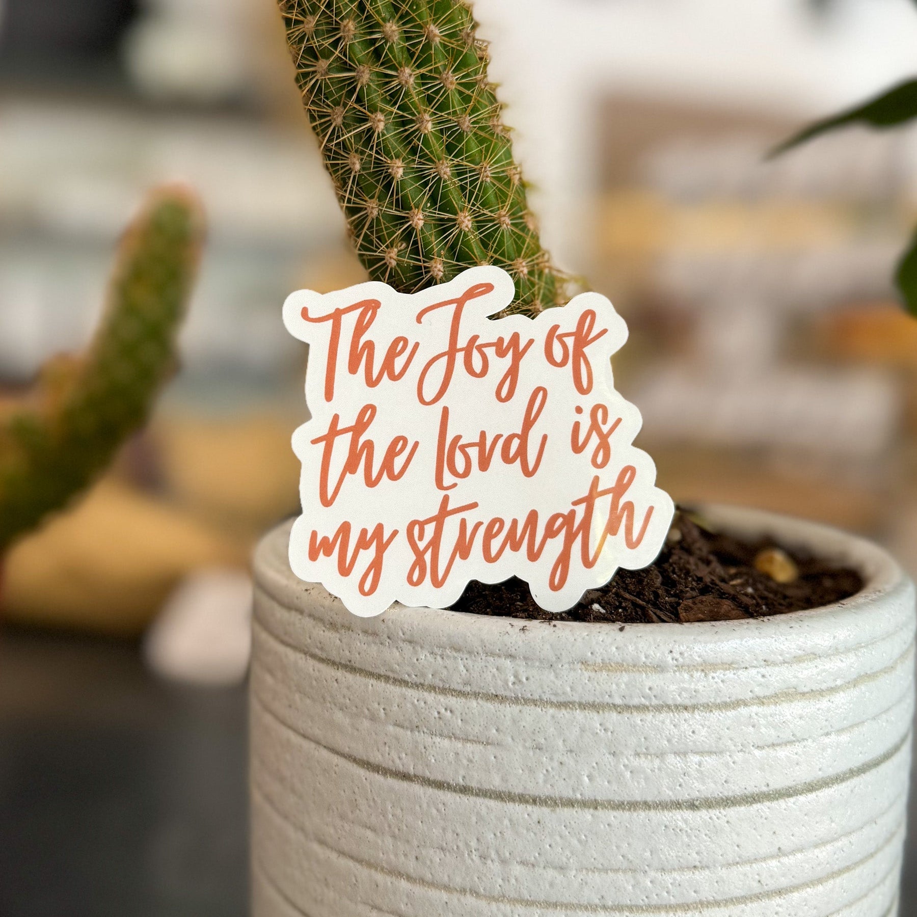 The Joy of the Lord is my Strength- Sticker by Still Magnolia, vinyl decal main product photo