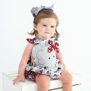 Ivory & Crimson Elephant Bubble by Seven Lantern Lane
