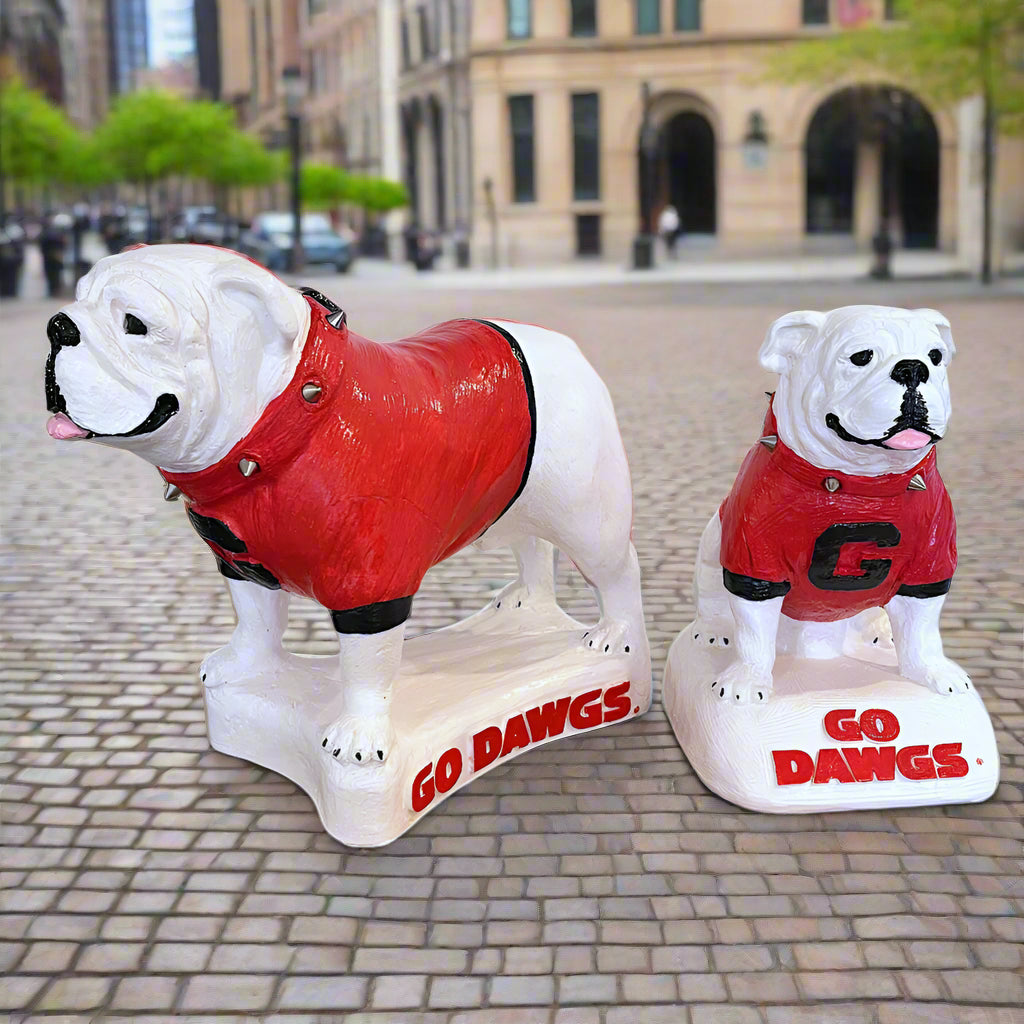 Georgia Bulldogs Standing UGA Mascot Tabletop Sculpture alternate view 12