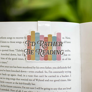 I'd Rather Be Reading - Magnetic Bookmark by Still Magnolia, Southern home decor main product photo