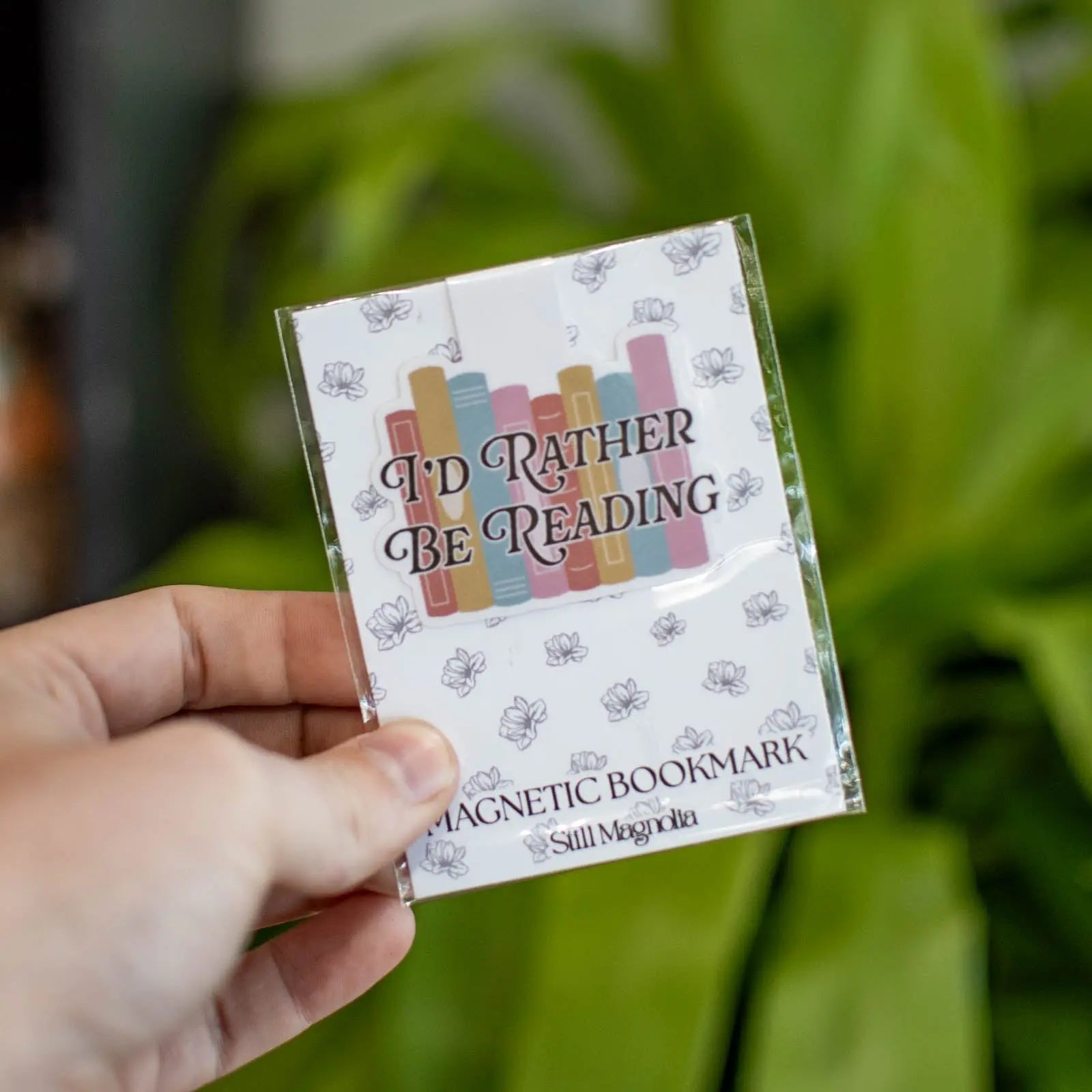 I'd Rather Be Reading - Magnetic Bookmark by Still Magnolia, Southern home decor detail photo 2