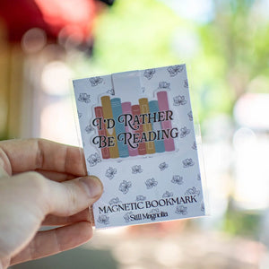 I'd Rather Be Reading - Magnetic Bookmark by Still Magnolia, Southern home decor detail photo 3