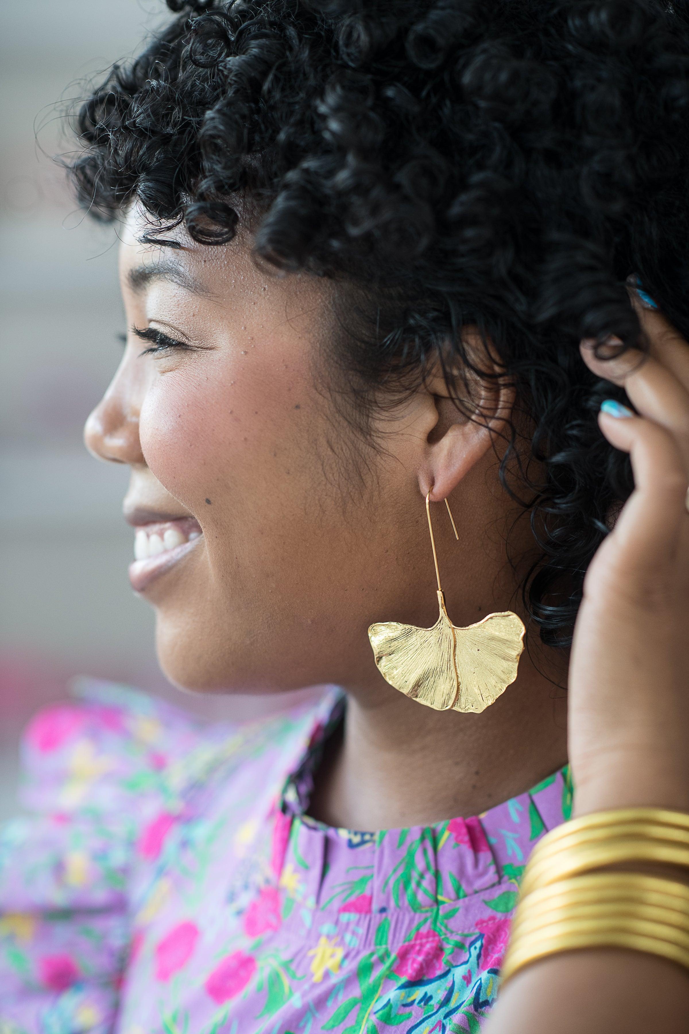 The Mary Murray Earring detail view by The Tiny Tassel