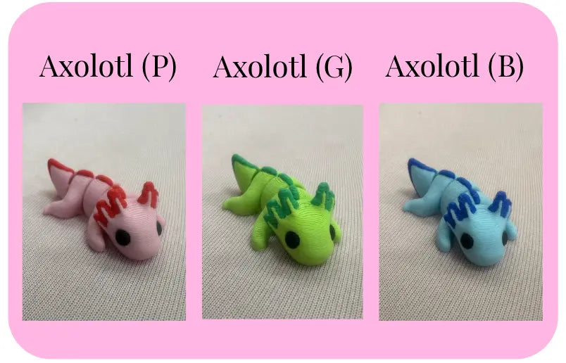 Individual Little Fidget | Made-to-Order 3D Printed Mini Toy by Mushroom Lady Co, paper gift detail photo 4