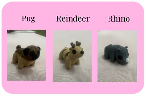 Individual Little Fidget | Made-to-Order 3D Printed Mini Toy by Mushroom Lady Co, paper gift detail photo 25