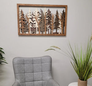Into The Wild - 7 Layer Wall Art by EverLee Creations, Southern home decor detail photo 3