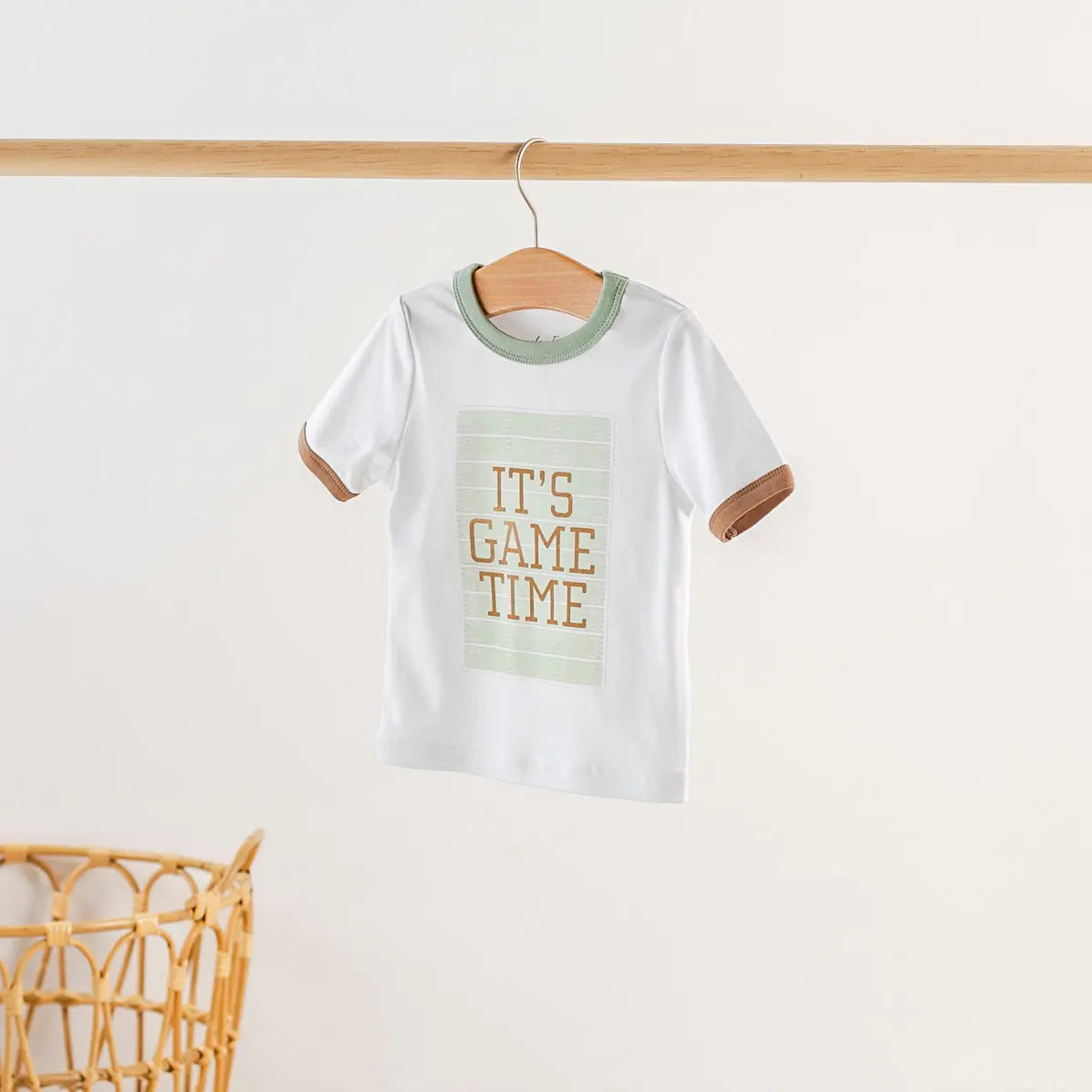 It's Game Time Organic Cotton Kids Tshirt by Nola Tawk, Southern lifestyle apparel main product photo