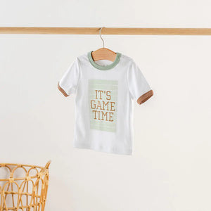 It's Game Time Organic Cotton Kids Tshirt by Nola Tawk, Southern lifestyle apparel main product photo