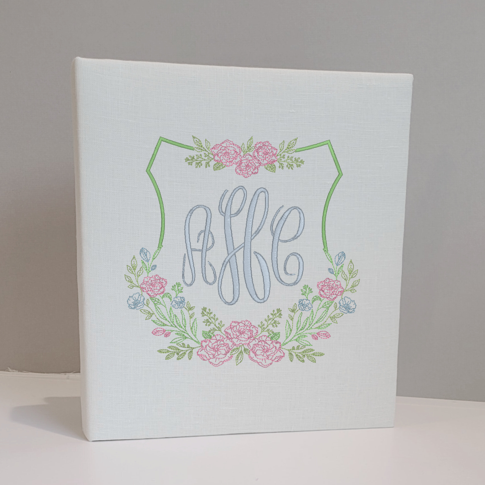 Baby Memory Book - Ivory Linen (w/ Accent) by AP Creations in Tuscaloosa, paper gift detail photo 3