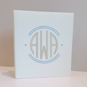 Baby Memory Book - Ivory Linen (w/ Accent) by AP Creations in Tuscaloosa, paper gift detail photo 4