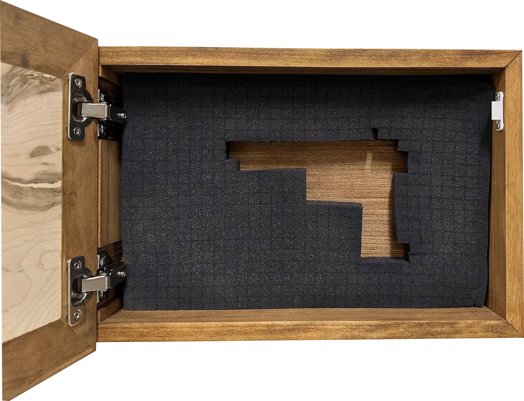 Iwo Jima Flag Raising Decorative Wall-Mounted Secure Gun Cabinet by Bellewood Designs, Southern home decor detail photo 5