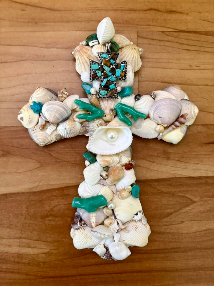 Seashell Cross