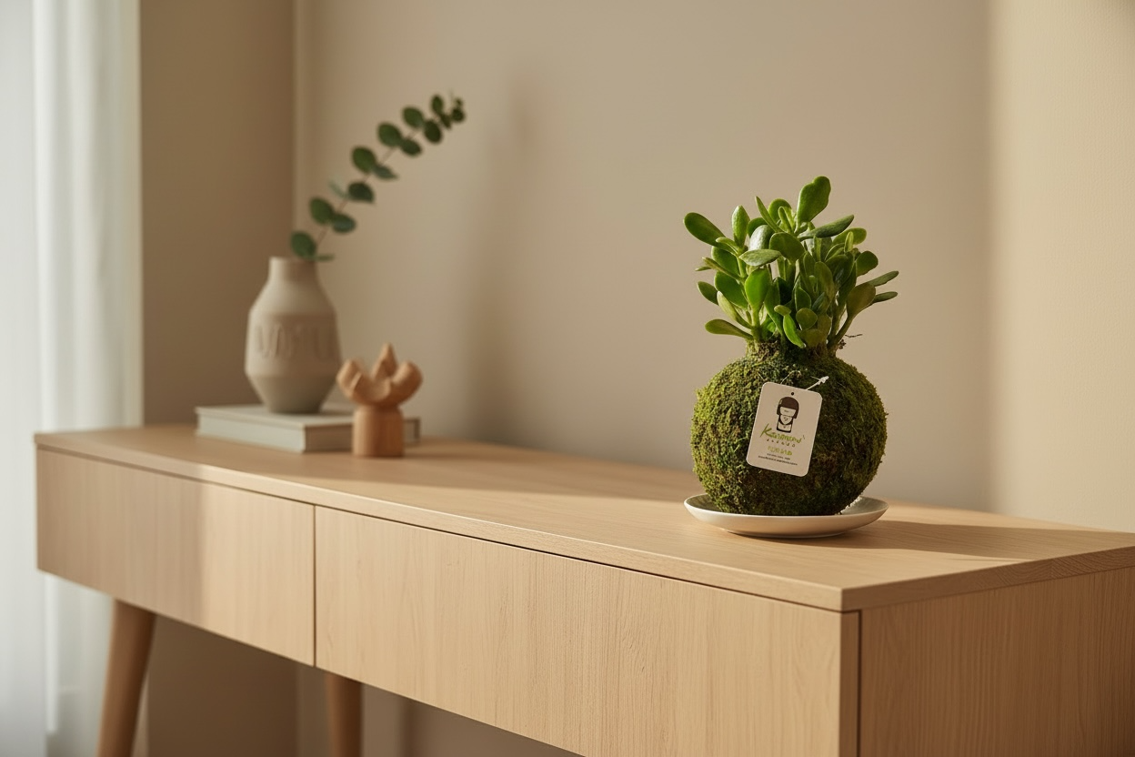 Jade | Moss Ball Kokedamas by Kazumi Garden