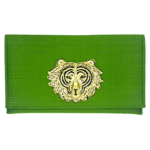 Jess Clutch by Garland Bags, handmade leather goods detail photo 3