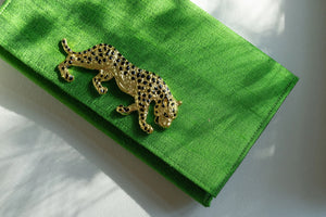 Jess Clutch by Garland Bags, handmade leather goods detail photo 5