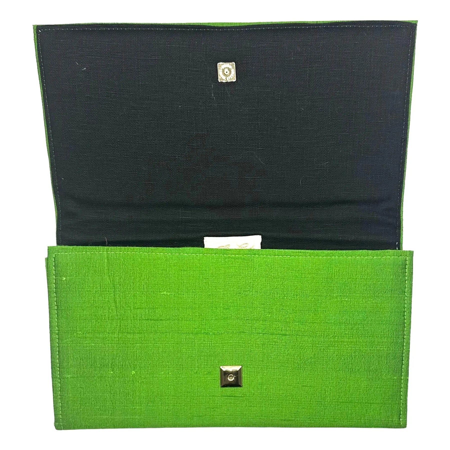 Jess Clutch by Garland Bags, handmade leather goods detail photo 6